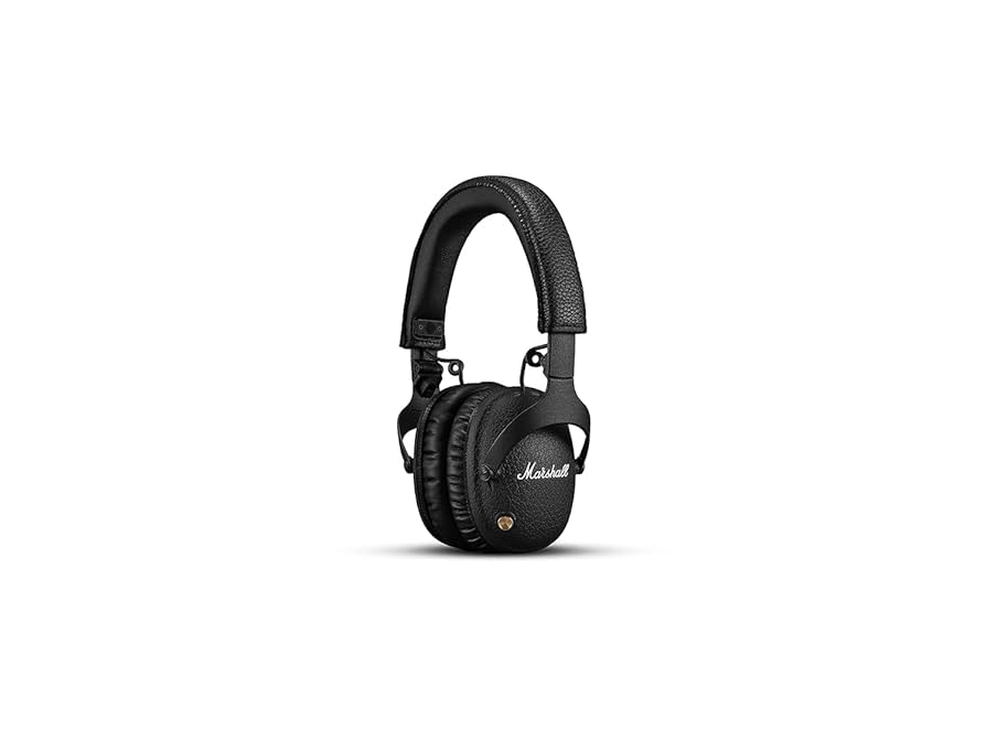 Marshall - ◯ マーシャル Marshall  ワイヤレスノイズキャンセリングヘッドホン MonitorⅡA.N.C ブラック 連続再生30時間 1100-1702 Amazon.co.jp: Marshall ワイヤレスノイズキャンセリング