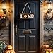 KatchOn, Thanksgiving Decoration Bundle Set – 21 Pack Strings Turkey Garland 8Ft And Interchangeable Welcome Door Sign with Icons | Fall Home Decor, Harvest Party, Seasonal Decoration for All Occasion