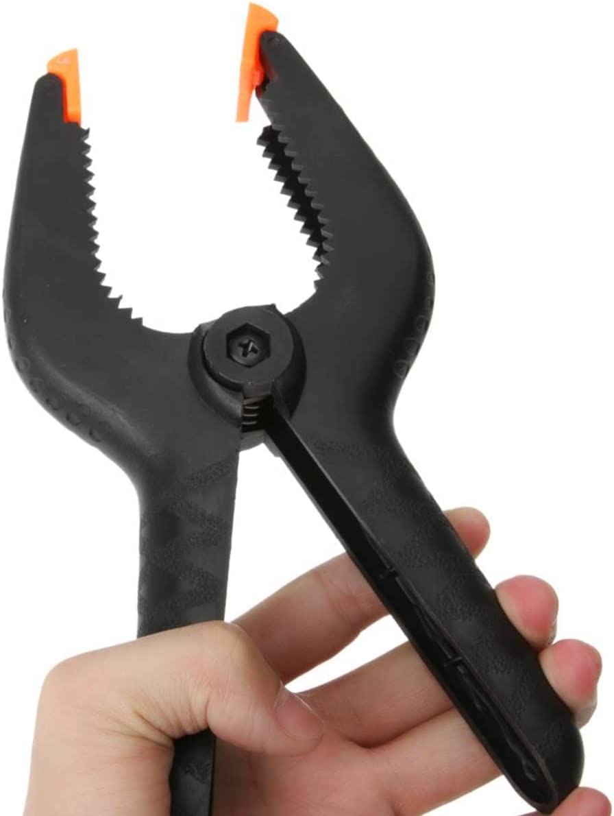 Online Best Service 8 Pack 9 Inch Heavy Duty Plastic Nylon Spring Clamp EXTRA LARGE Clip Tips For Photography Background Plate