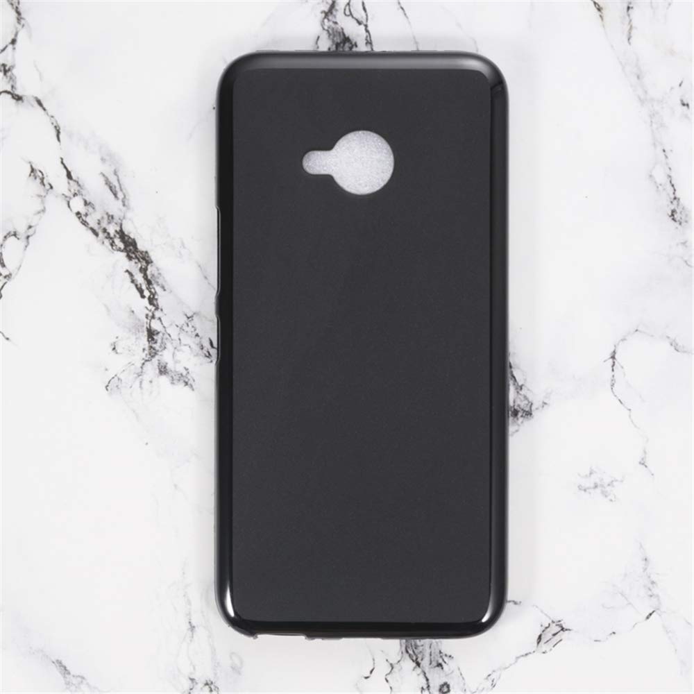 TPU Phone Case Compatible with HTC U11 Life, Slim Shockproof Soft Cover with Anti-Scratch Design and Precise Cutouts for Full Protection (Black)