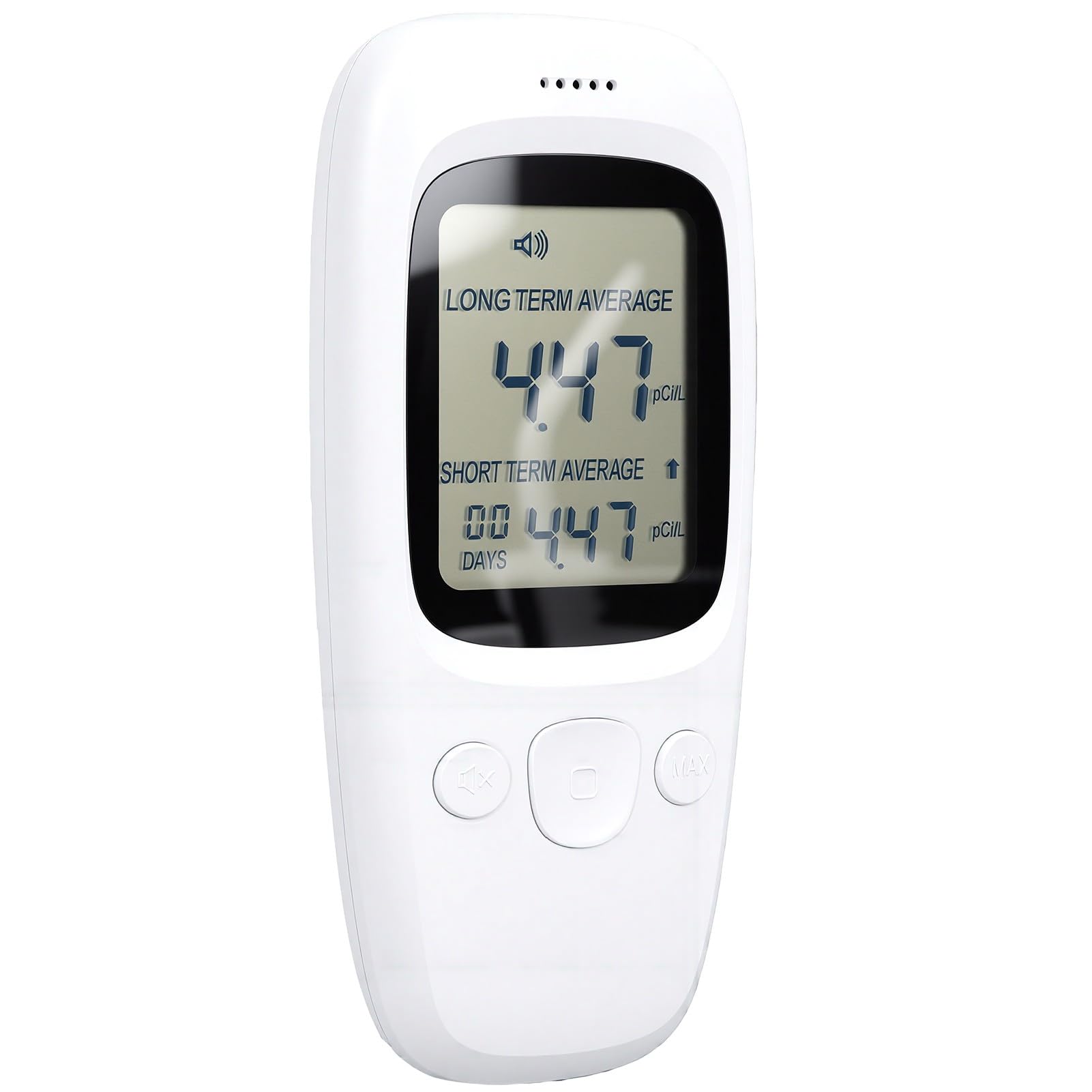 Luocute Rilevatore Portatile di Radon, Monitor a Doppia modalità, 0-270 PCi/L, for Monitoraggio della qualità Dell Aria in Ambienti Interni