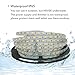 ALITOVE 32.8ft 5050 White LED Flexible Strip Light DC24V IP65 Waterproof 10M 600 LEDs LED Rope Light Strips 60LEDs/M for Home Garden Commercial Area Lighting