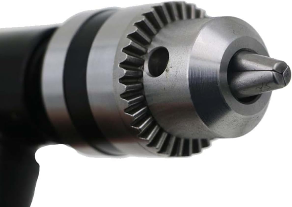 ORFOFE 90° Angle Drill Attachment Adapter Chuck Drilling Adapter for Electric Right Angle Drill Driver Black