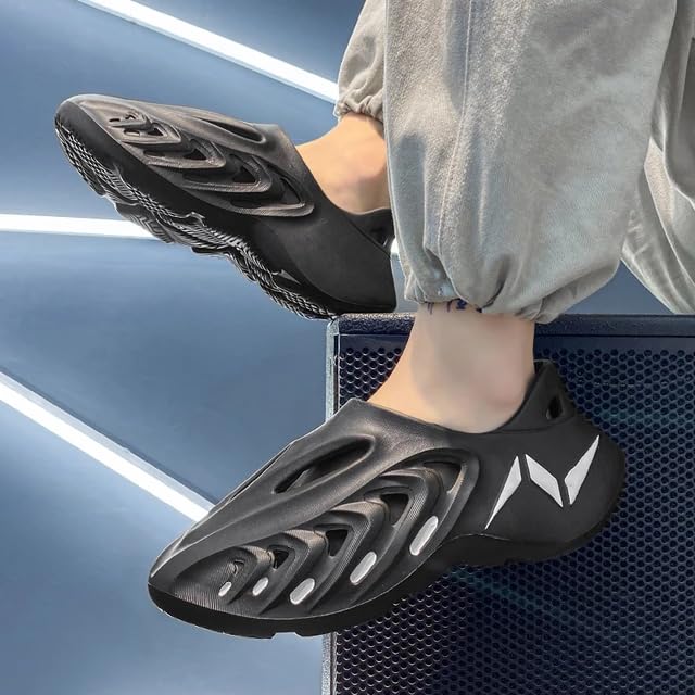 Image of Richmen Men's Eva Anti- Slipper Shoes Summer Breathable Foam Beach Runners Outdoor Sport Flip Flop Pillow Sandals
