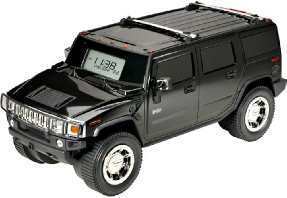 希少！お洒落Hummer H2 インテリアCDプレーヤー Hummer CD Player with Am/fm Clock Radio and Remote : Amazon.in