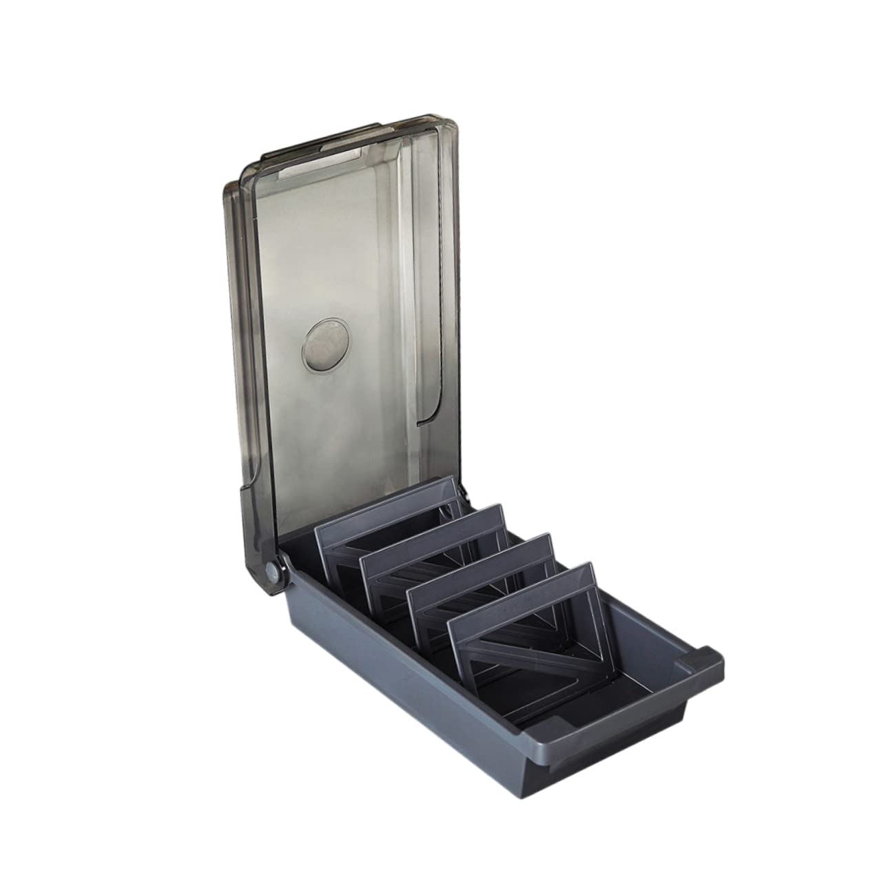 MAGICLULU Porta Biglietti da Visita Grande Capacità Nero in Plastica