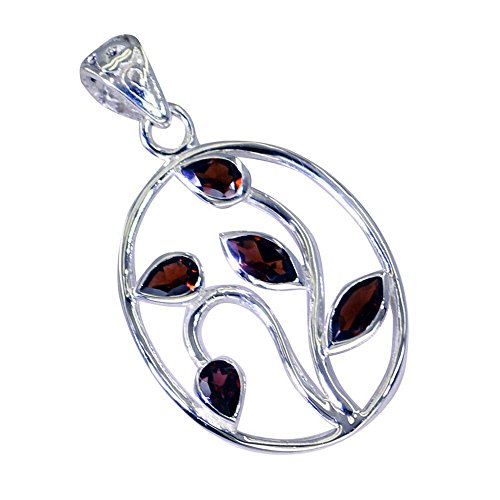 Pendentif pour les femmes grenat argent : le cadeau idéal