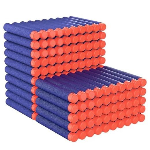 Fulushouxi 150 Pcs Dardos para Nerf, Munición de Espuma de Flechas de Repuesto para Nerf Elite 2.0 Lanzadores, Accesorios para Blaster, Regalo de Fiesta
