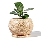 POTEY Planter Ceramic Plant Flower Pot - 5