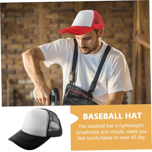 Chapeaux vierges de baseball en maille respirante pack de 10 légères pour transfert thermique - 3