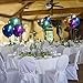 Party Balloons, Nesus 50pcs 12 Inch Metallic Colorful Thicker Latex Balloons for Wedding Birthday Decorations (Metallic Balloons)
