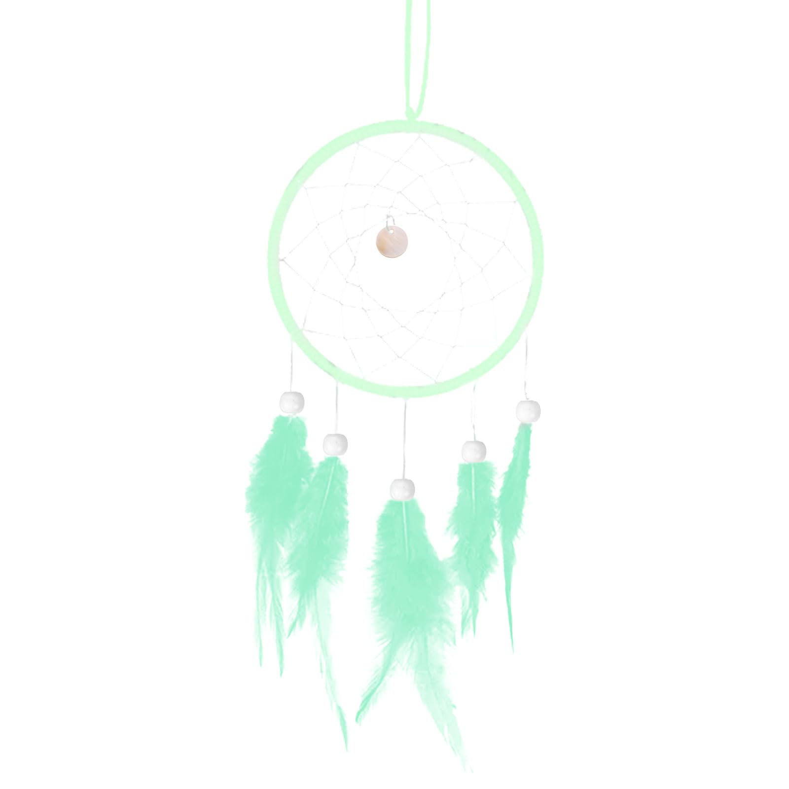 PATIKIL DIY Dream Catcher Kit, Making Dream Catcher Supplies Wall Hanging Handmade Dream Catcher Kits for Beginner Style 3, Mint Green - Image 3