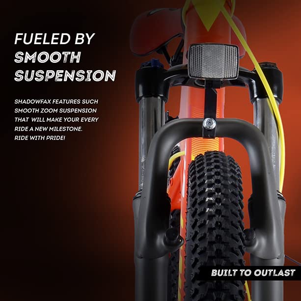 Image of Ninety One Shadowfax 29T 21 Speed - Red Yellow