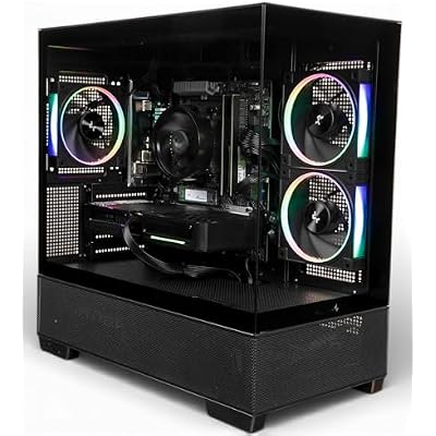 ZeroLag Gaming PC - AMD Ryzen 5 5500, Nvidia RTX 5060, 16GB DDR4 RAM, 1TB NVMe SSD, 80+ PSU, Wi-Fi/Bluetooth, Windows 11 Pro, DeepCool ARGB Case with USB-C