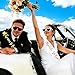 WOKNOW Bride and Groom Sunglasses and Sash for Just Married Wedding Party, Bridal Engagement Party Decorations and Accessories, Wedding Gifts
