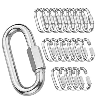 20Pack Quick Link, 3/16”Chain Link with 330lbs Loading, Stainless Steel ...