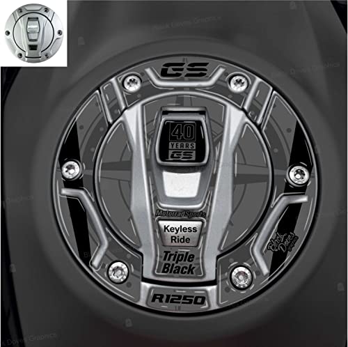 3D-Aufkleber Tankdeckel kompatibel mit/Ersatz für BMW MOTORRAD Moto R 1250 GS und Adventure 2021