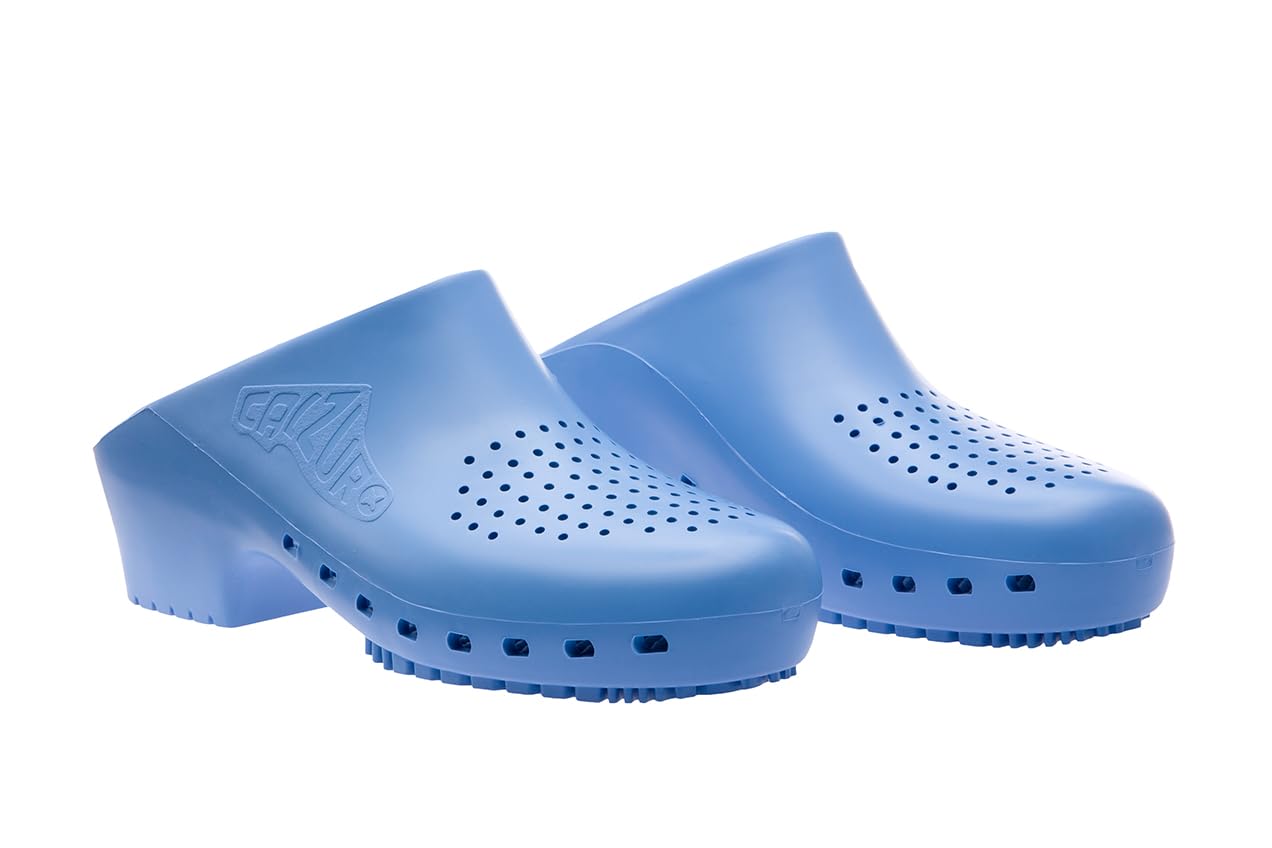 Calzuro Classic con Fori – Zoccoli Sanitari Professionali per Uomo e Donna, Comodi, Antiscivolo e Antistatici, Autoclavabili, Traspiranti, in Gomma Tecnica - 4