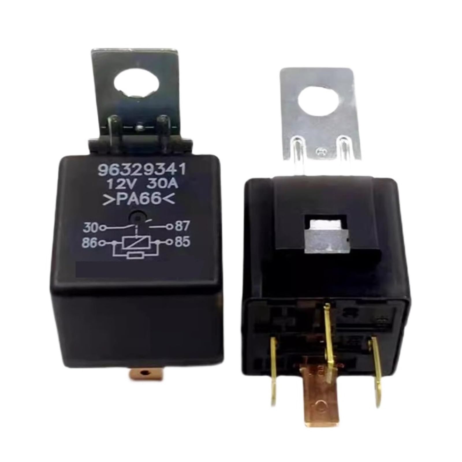 Relais électromécanique 12V 30A 4PIN 96329341 DCV12 pour distribution électrique 12VDC x10