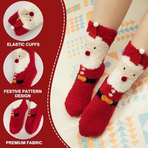 Image of Embrace the Warmth of the Moment,Exclusive Fuzzy Socks and Cozy Socks for Women are the Ferfect Choice,Cozy Socks Allow You to Remain Stylish Even in the Chill of Winter