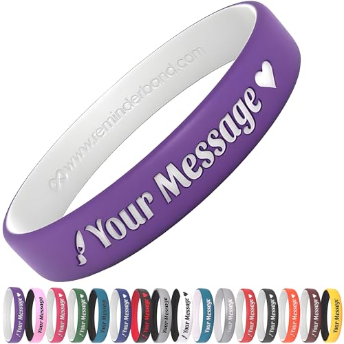 Customizable 100% Silicone Luxe Wristbands – Wristbands Customizable, Custom Bracelets, Personalized Silicone Wrist bands, Customized Bracelet Bulk, Custom Rubber Bracelets for Events and Gifts