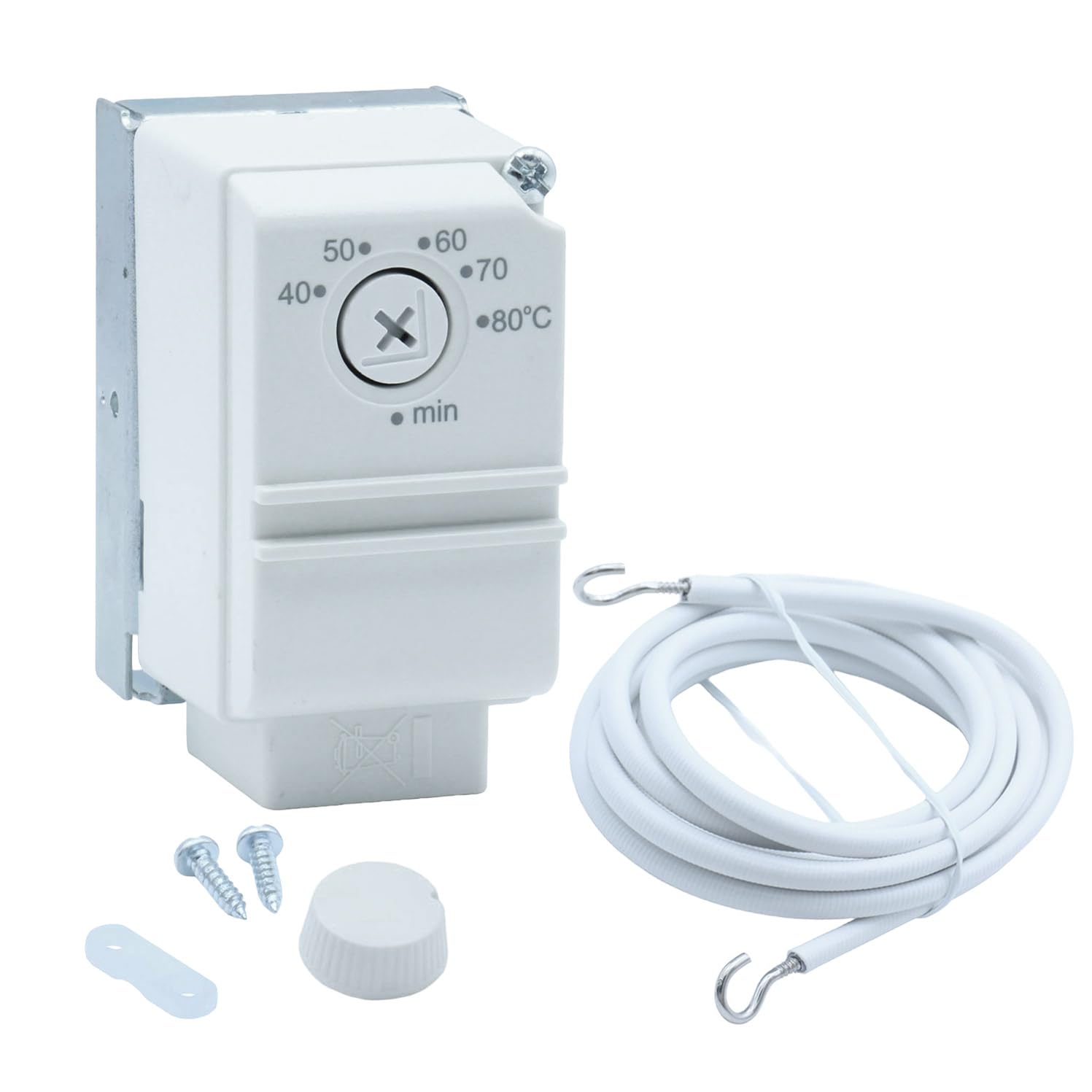 Unvented Components Europe White Alternative To Honeywell L641a1039 Cylinder Thermostat (Single)