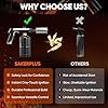 Sakerplus Propane Torch, 3272°F Propane Torch Gun High Heat Torch Lighter with Adjustable Flame & Safety Lock, for BBQ Grilling, Charcoal Igniting, Cooking, DIY Projects (1 Set) #2