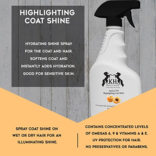 image for Knotty Horse Apricot Oil Highlighting Coat Shine | Made with Real Apri