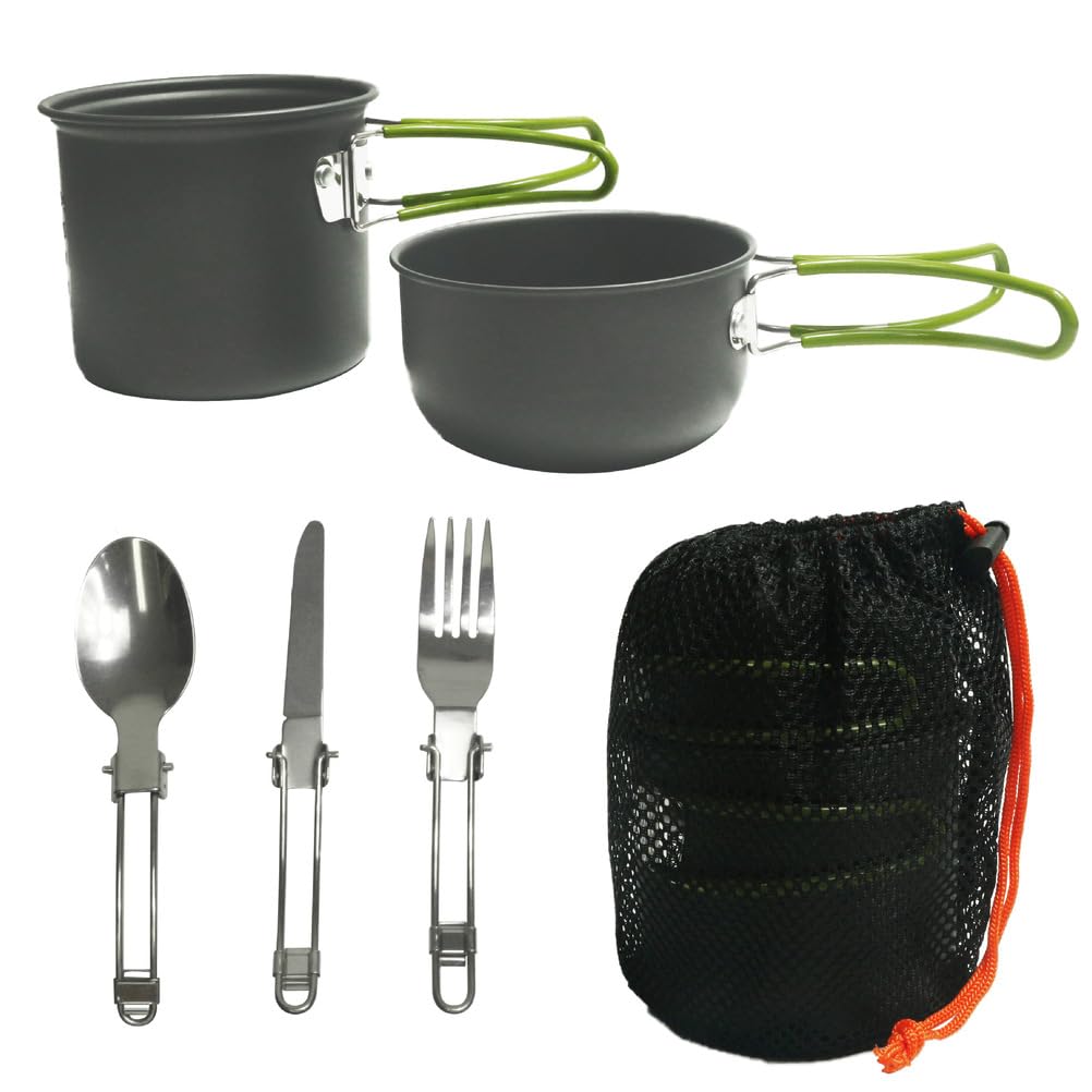 Couverts Pliables Batterie De Cuisine De Camping Équipement De Cuisine Extérieur Multifonctionnel pour La Randonnée, Le Pique-