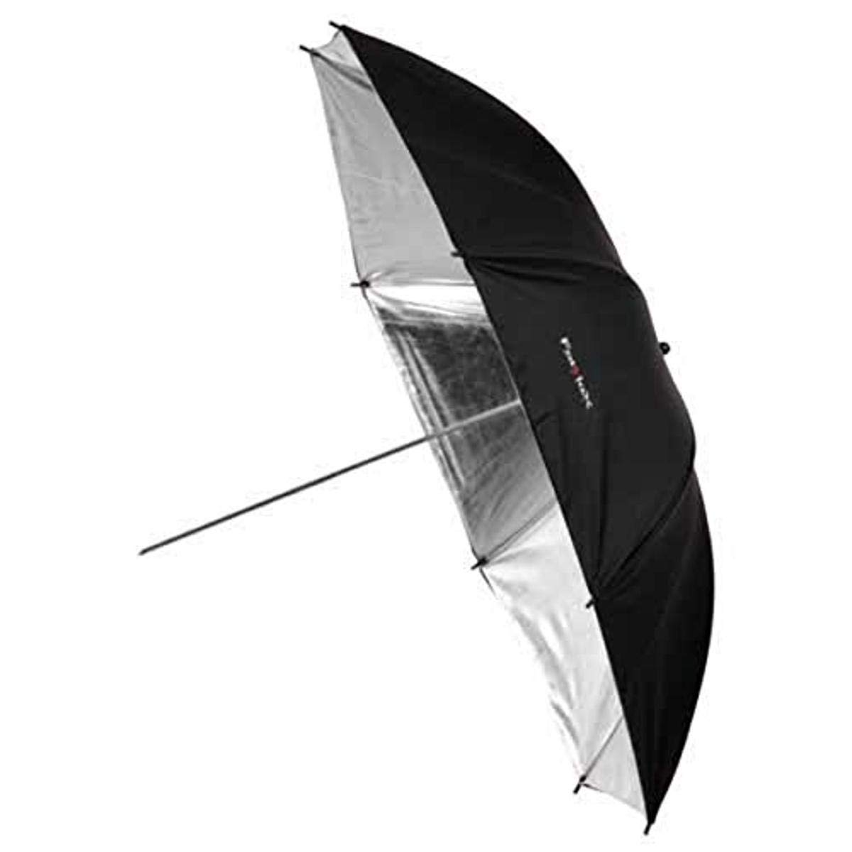 Photo 1 of Fotodiox Premium Grade Studio Umbrella - 43" Black & Silver Reflective with Fine Grain Silver Interior