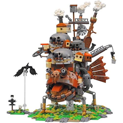 Modular Haus Bausteine Architektur Modell, 1245 Teile Bewegendes Schloss Modular Building Haus, Kompatibel mit Howls…