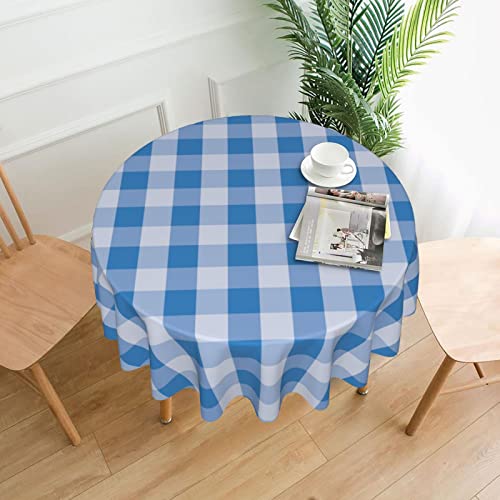 �e�[�u���N���X �~�` ���a150cm �F�̃M���K���`�F�b�N �f�X�N�}�b�g �������H �h�� ����h�~ �ϋv ����ɂ��� ������� �H��J�o�[ �ƒ�p �Ɩ��p �e�[�u���J�o�[ �p�[�e�B�[�p �@���₷���e�[�u���}�b�g