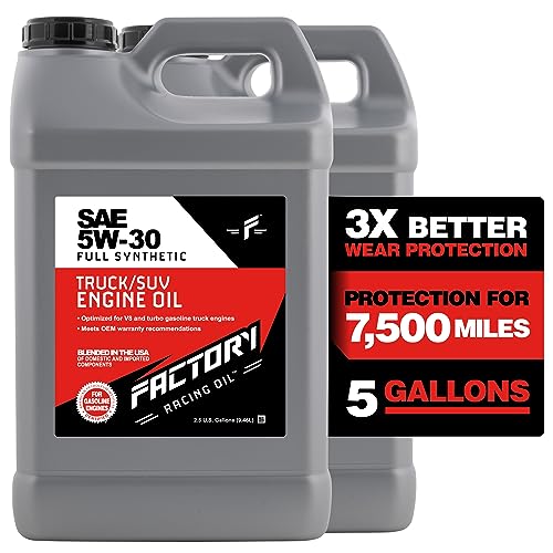 Aceite de motor sintético SAE 5W-30 para camionetas 5 galones miniatura 1