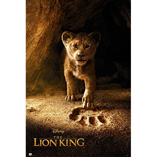 Grupo Erik Poster Disney El Rey Leon Simba Real Action, Multicolor, 61x91.5 cm, Solo (GPE5303)