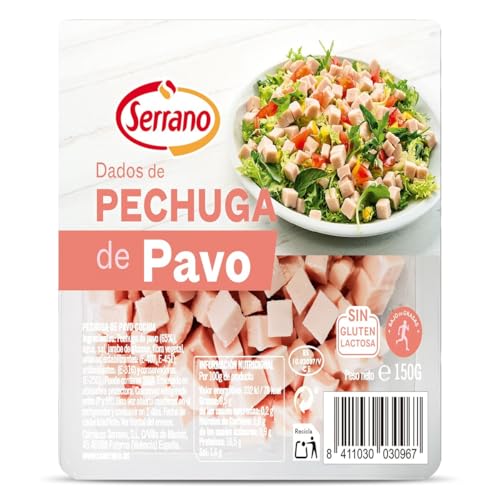 Pechuga de pavo en dados Serrano bandeja 150 g