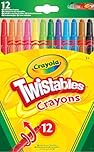 CRAYOLA Twistables Colouring Crayons, Multicolor, 12 Count (Pack of 1)