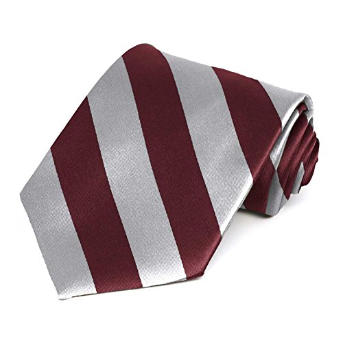 Image of tiemart Men's Striped Tie Standard Length