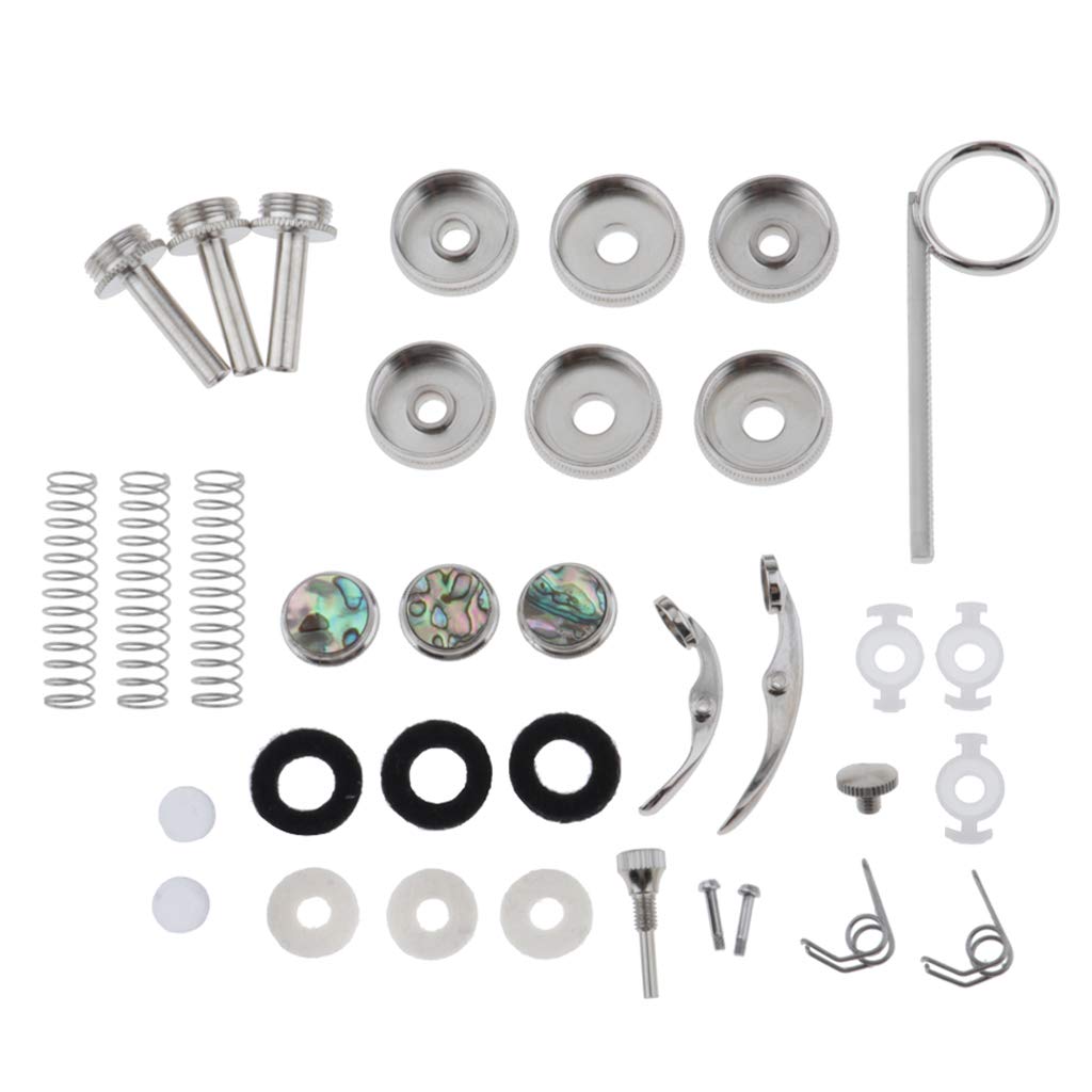 Outils De Réparation Pour Trompette - Kit Entretien Acier Inoxydable Avec Manche Bois - Idéal Pour Instruments à Vent