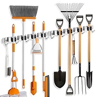 ZONGOOL 2 Pack Broom Holder Wall Mount, 4 Racks And Nigeria | Ubuy