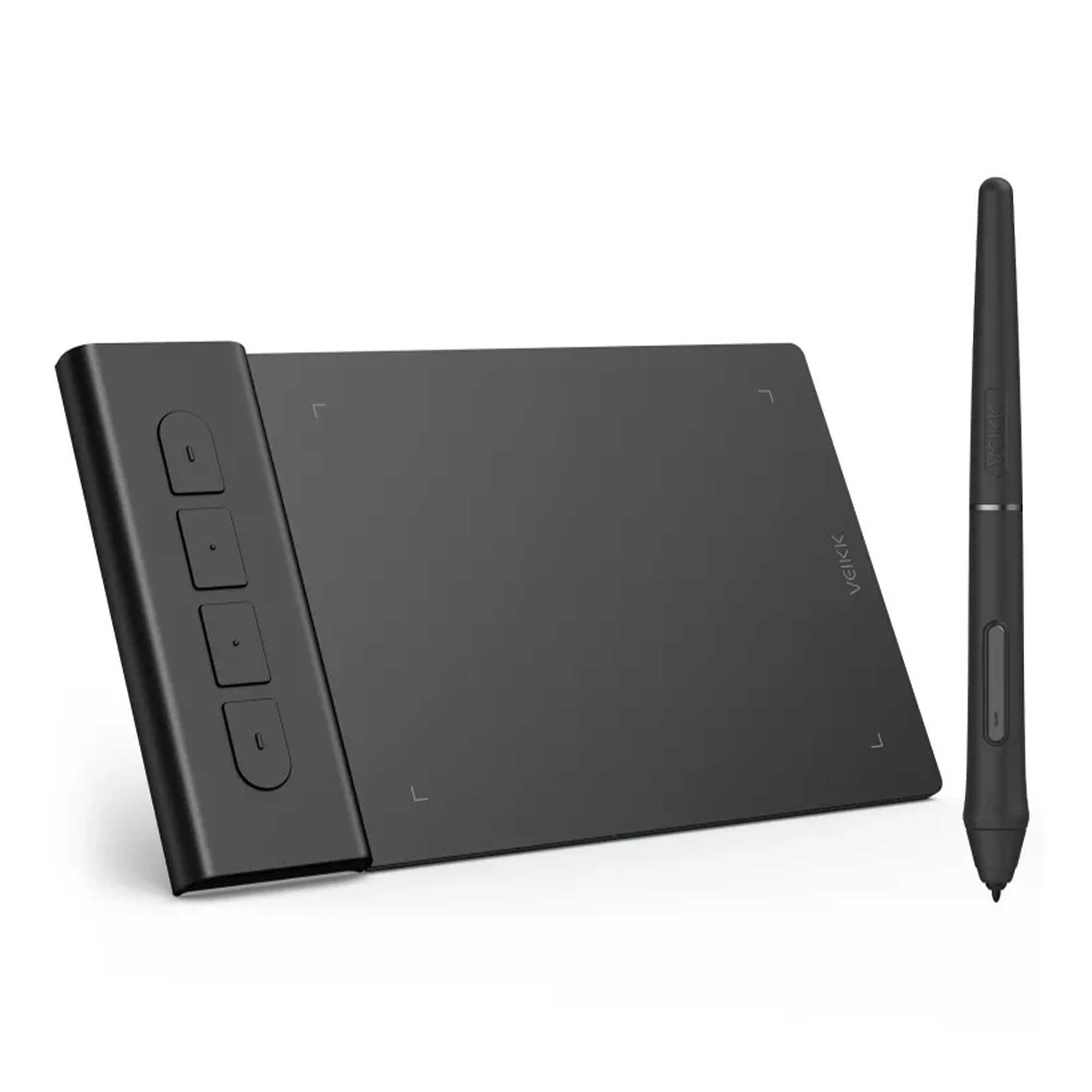VEIKK VK430 Drawing Tablet 4x3 inch OSU Tablet, Portable Computer Graphics Tablets with 4 Shortcut Keys 8192 Levels Battery-Free Stylus Pen, Compatible with Mac/Windows/Android/Linux