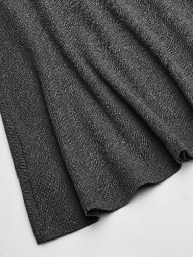 The Children's Place Girls Short Sleeve Pique Polo Dress, Drop Waist, Heather Grey Single, X-Large US3