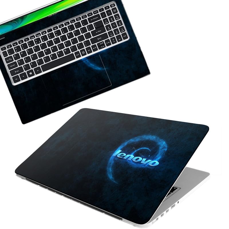 D28 Full Body Vinyl Laptop Skin/Sticker/Cover Upto 15.6 Inches Laptops Laminated-Removable-HD Quality Compatible for Lenovo (15×10 Inches)