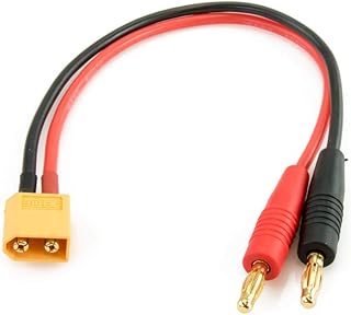 GetFPV Affiliate XT60 Male to Banana Plug DC Charger Cable - 20cm