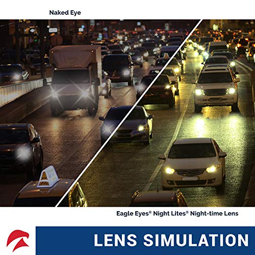 Eagle Eyes Fusion Nl Night Driving Vision Aluminum Glasses Anti Glare For Driving Biking Fishing | 99.9% Uv Protection & Blue Light Filter Yellow Tint Lens For Men & Women #TOP6