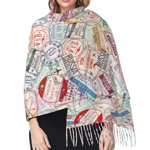 Sweet Gifts For Women - Scarves For Women Gifts Pink Stripes Blanket Scarf Scarves Oversized Wrap Shawl Gift4