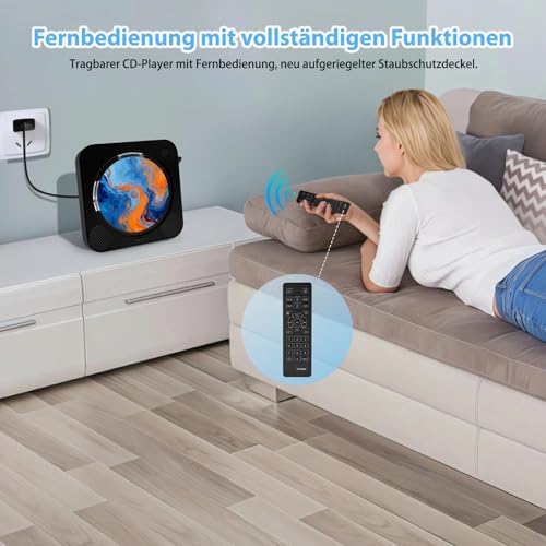 Lecteur CD portable Bluetooth pour réécouter vos disques sans fil