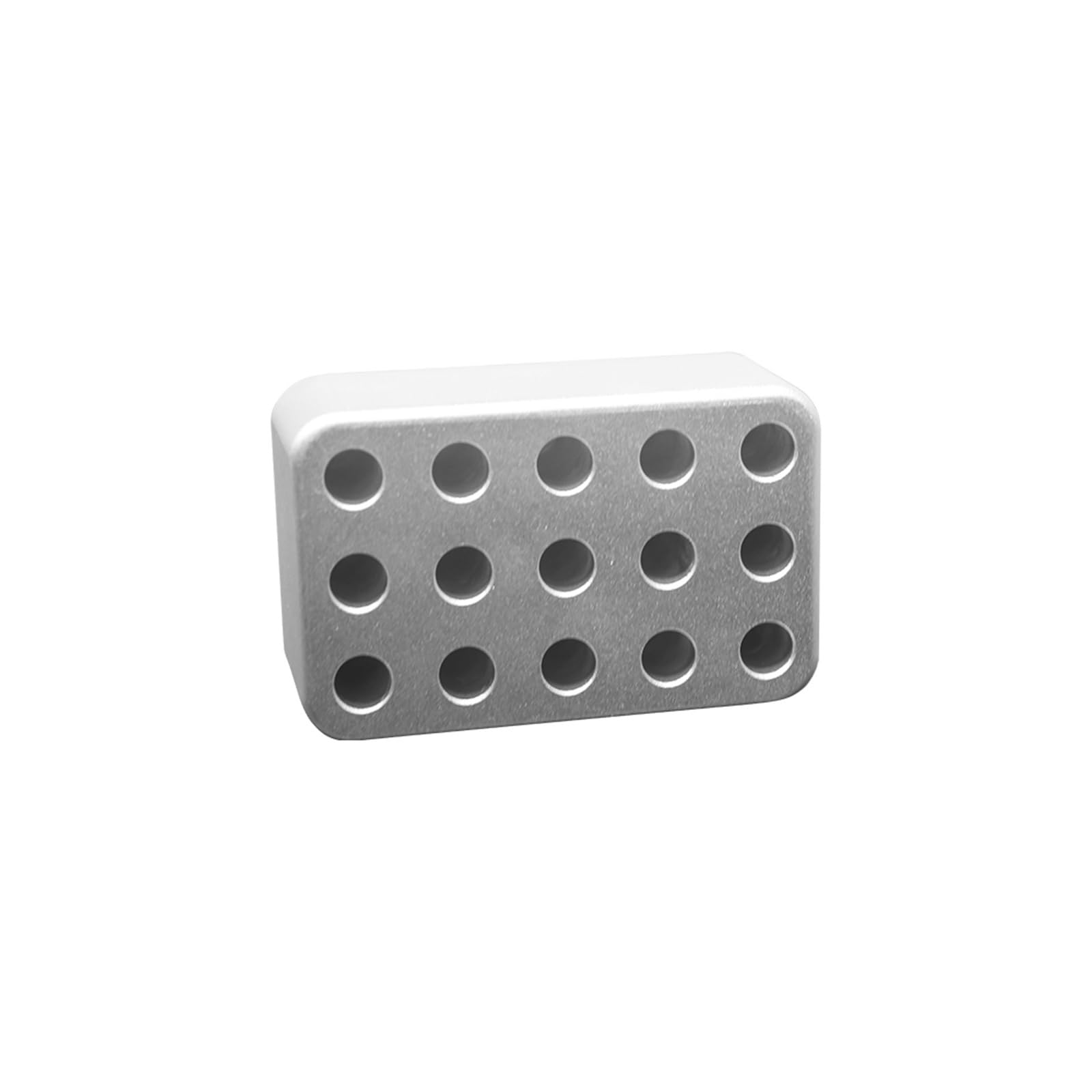 Gradilla Para Tubos De Centrífuga Caja de hielo de aluminio, bloque de tubo centrífugo de 1,5/2ML, termostato de baja temperatura, módulo de congelación multiusos preenfriado