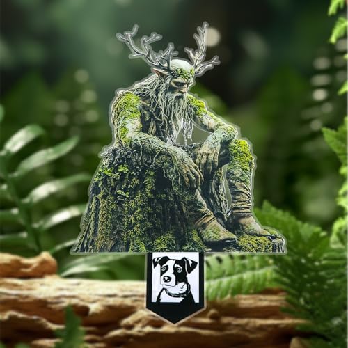 Gartendeko Figur Elfe, Wetterfeste Gartenfigur für Draußen aus...