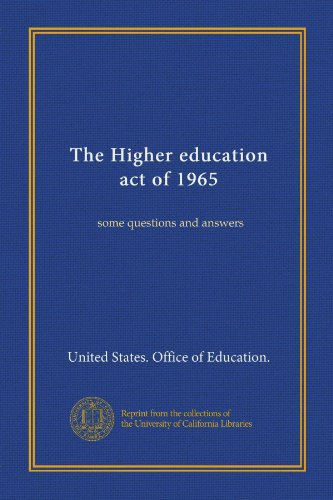 Higher Education Act of 1965