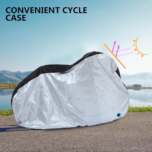 Funda para bicicleta impermeable PACKOVE de poliéster 210D contra el polvo exterior 5